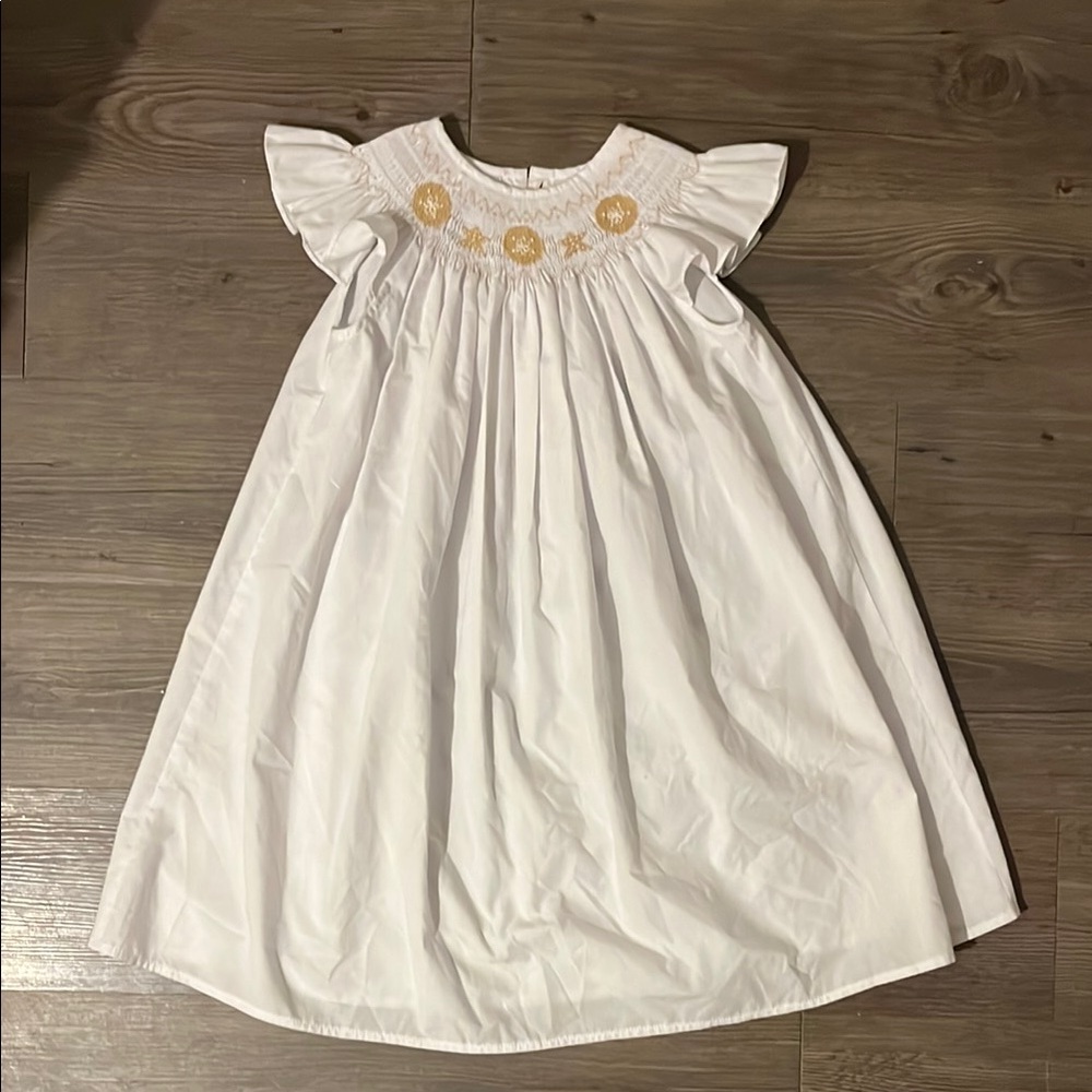 The SweetJay White Smock Dress